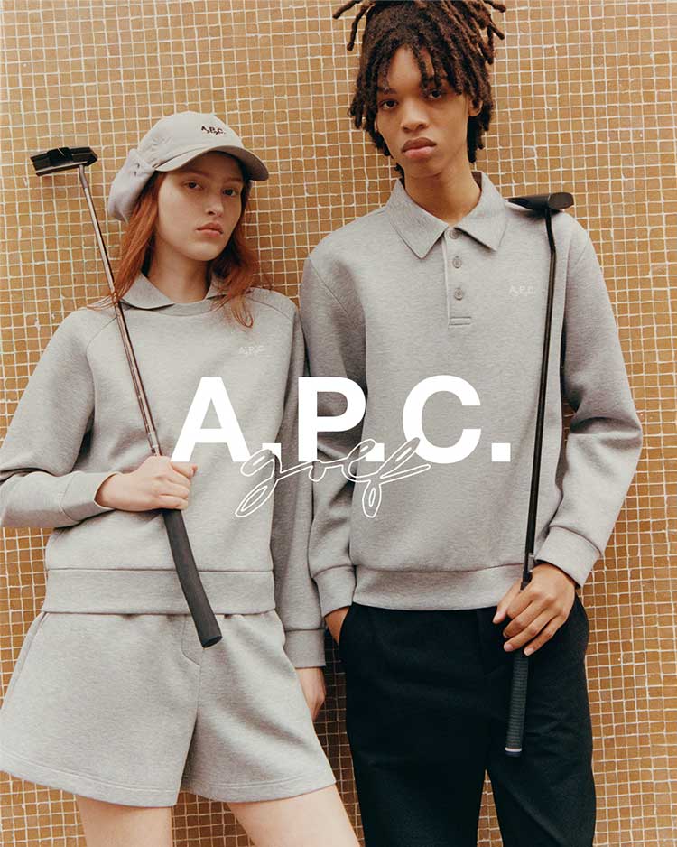 A.P.C ゴルフレディース セーター ニット ベストトップススカート2点 