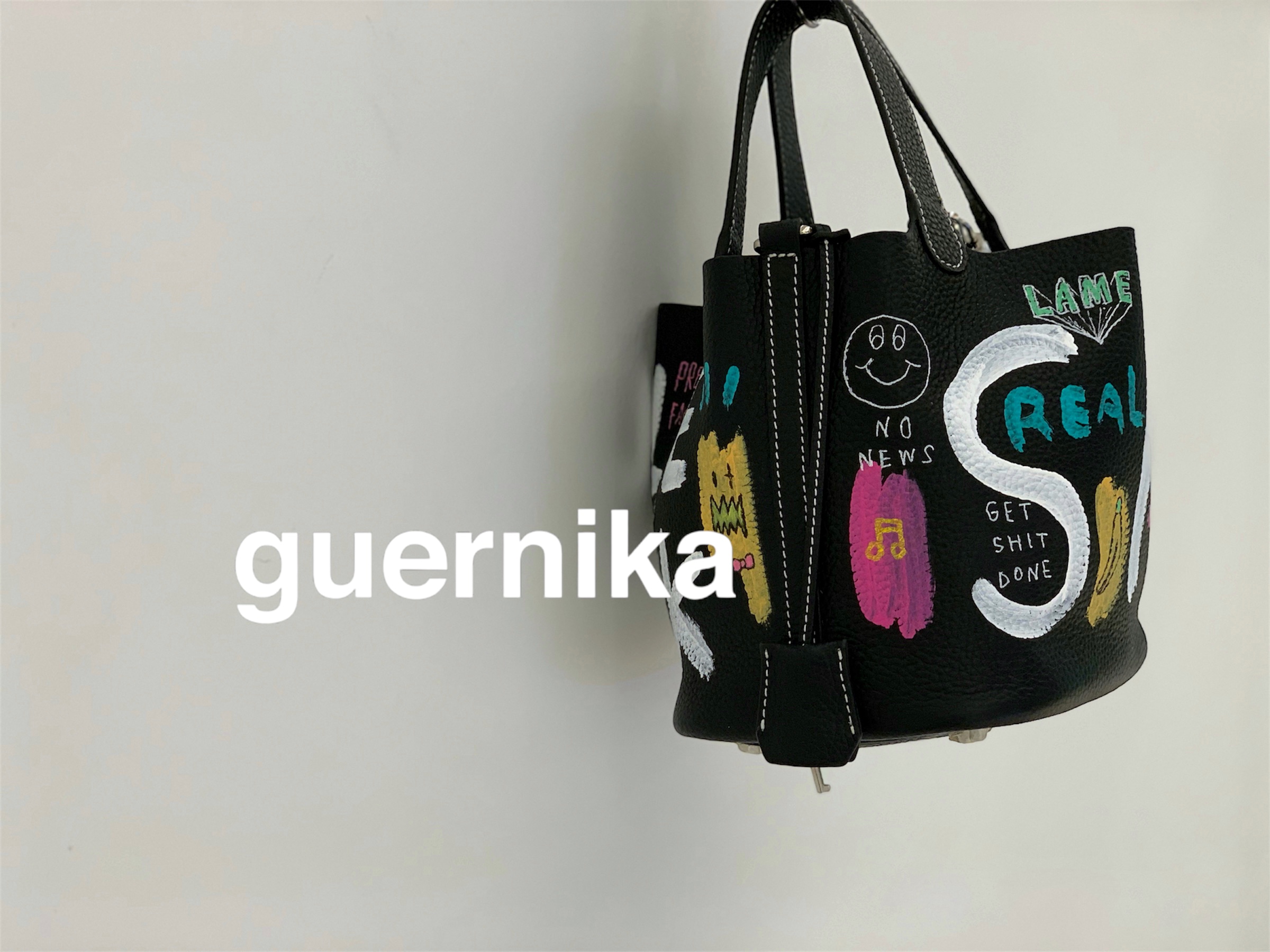 guernika  ゲルニカ  CUBE BAG  Lサイズ幅18cm