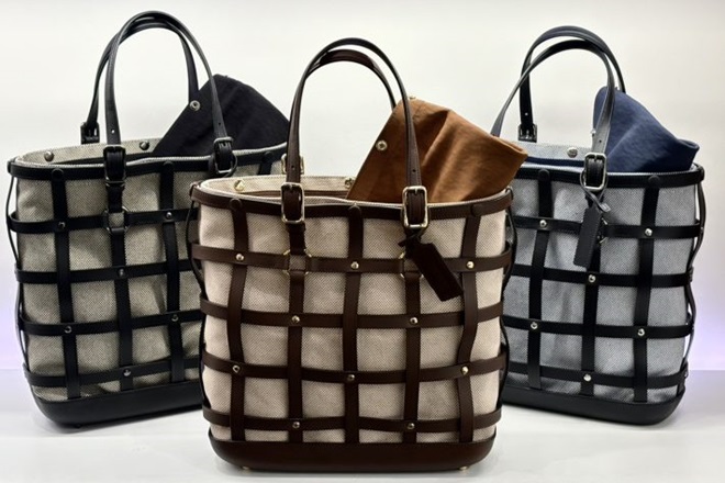 数量限定】馬具作りの技術が随所に活きるトートバッグ＜CAGE